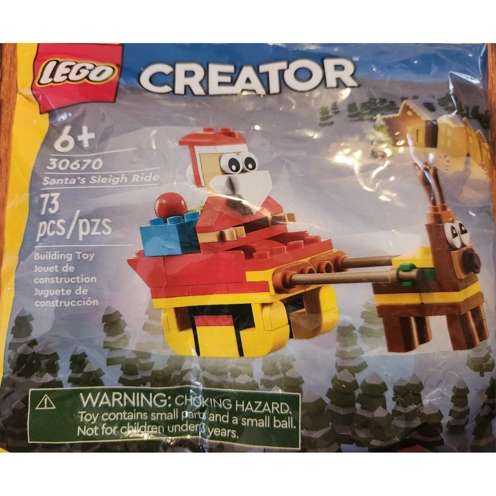 LEGO Creator 30670 Santa's Sleigh‎ Ride Polybag - Christmas! - Sealed New